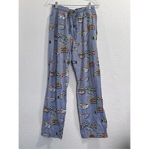 NICK & NORA SPEEDWAY RACECAR 100% COTTON  Pajama pants S